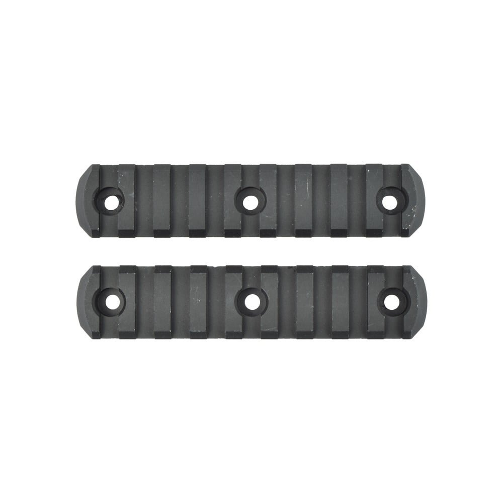 Slitte 20mm in metallo 9 slot nere di CLASSIC ARMY