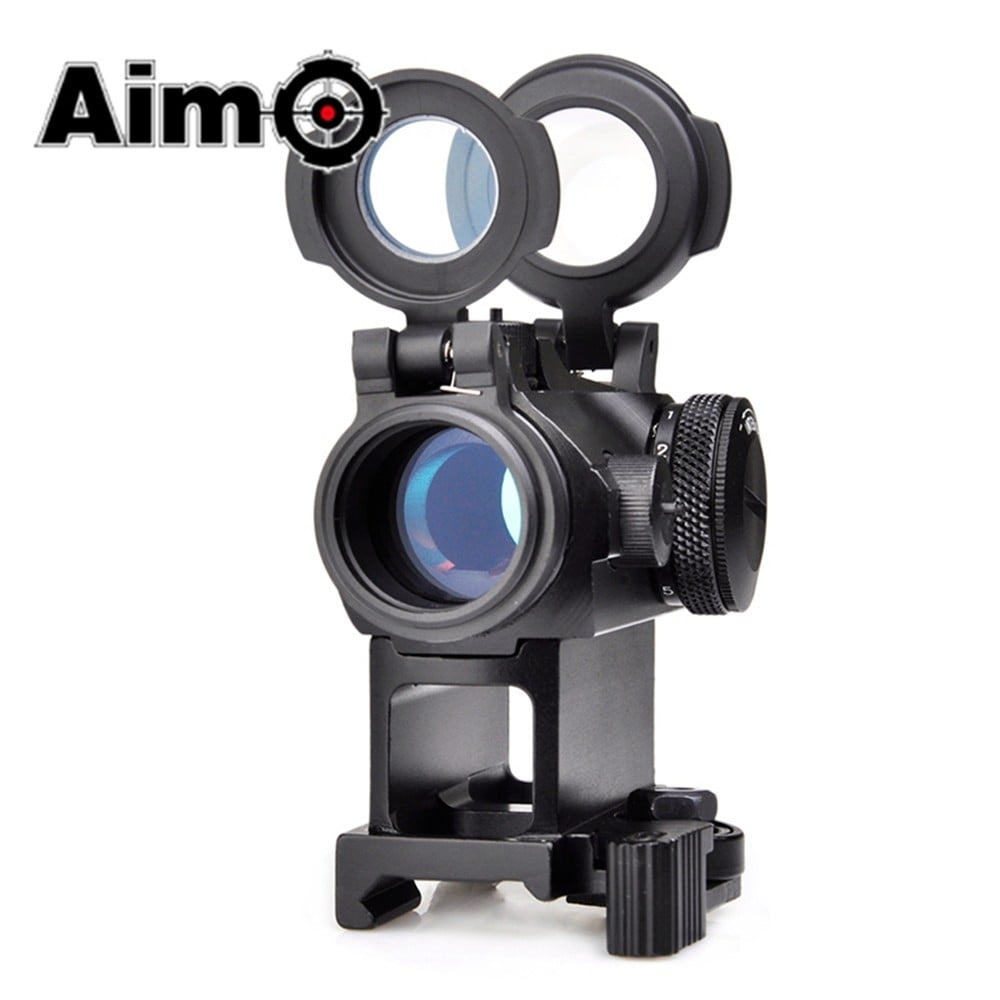 Red Dot 2 MOA nero per softair di AIM-O