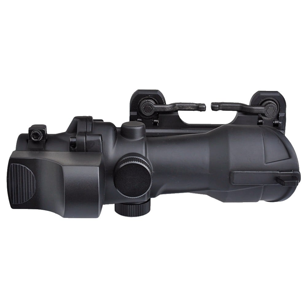Ottica Compatta Zoom 4X Lente 32mm con Mini Red Dot Nero di AIM-O