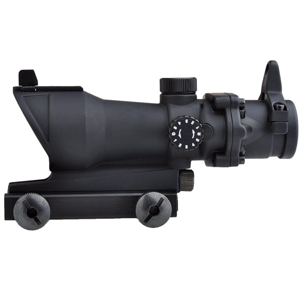 Ottica illuminata zoom 4x lente 32mm nera di AIM-O