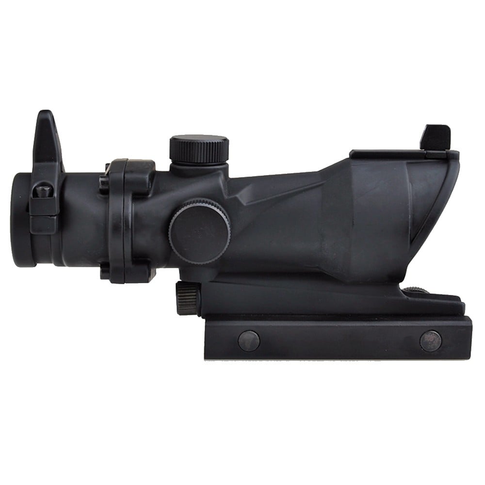 Ottica illuminata zoom 4x lente 32mm nera di AIM-O
