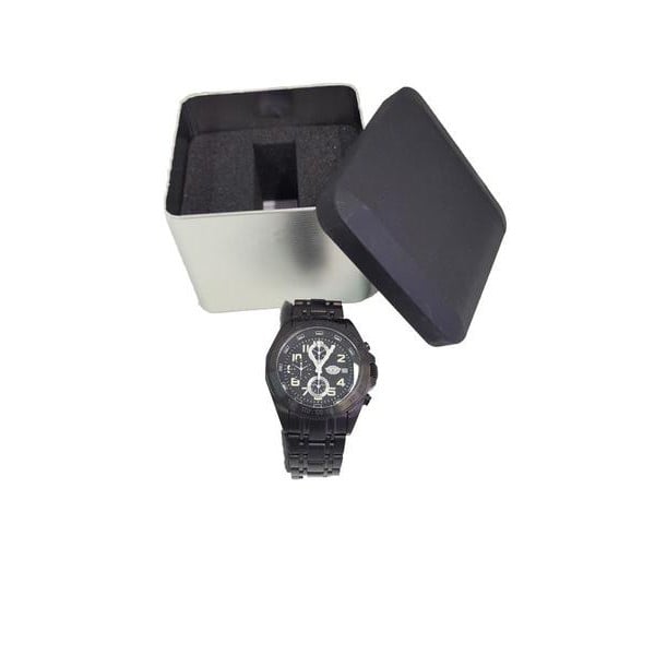 Orologio metallo militare 20ATM nero