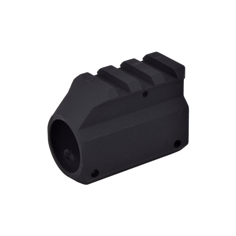 Gas Block con slitta superiore full metal nero