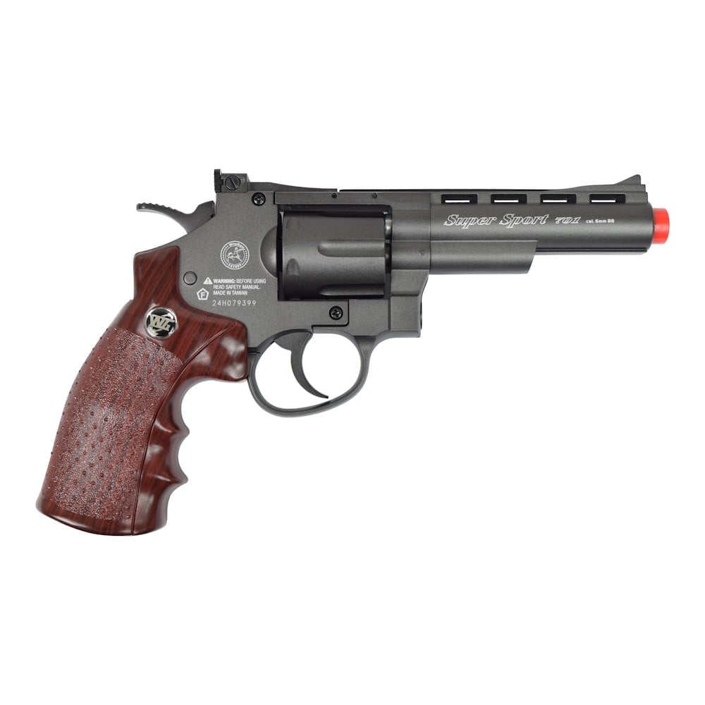 Revolver a CO2 4 pollici nero Win Gun