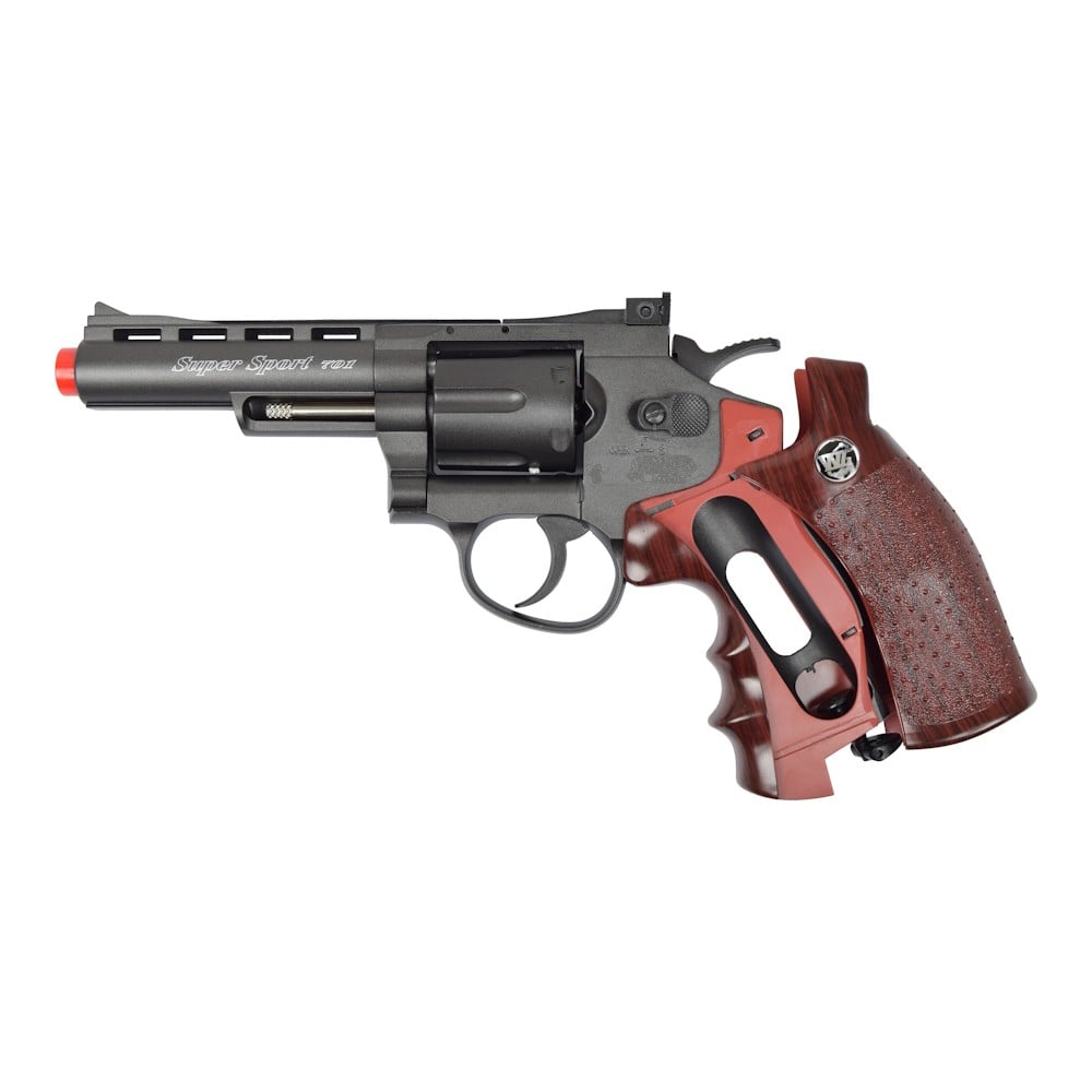 Revolver a CO2 4 pollici nero Win Gun