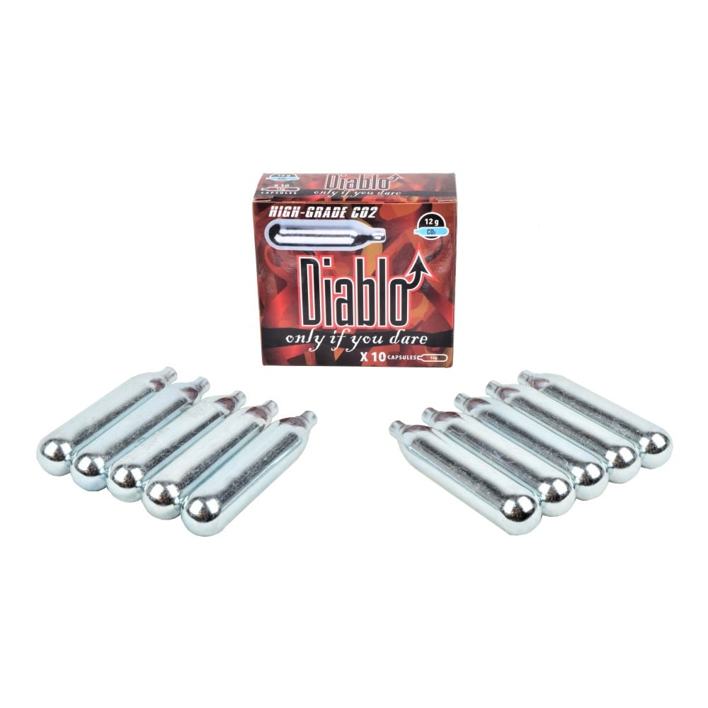 Diablo bombolette CO2 12g - Set da 10 pezzi