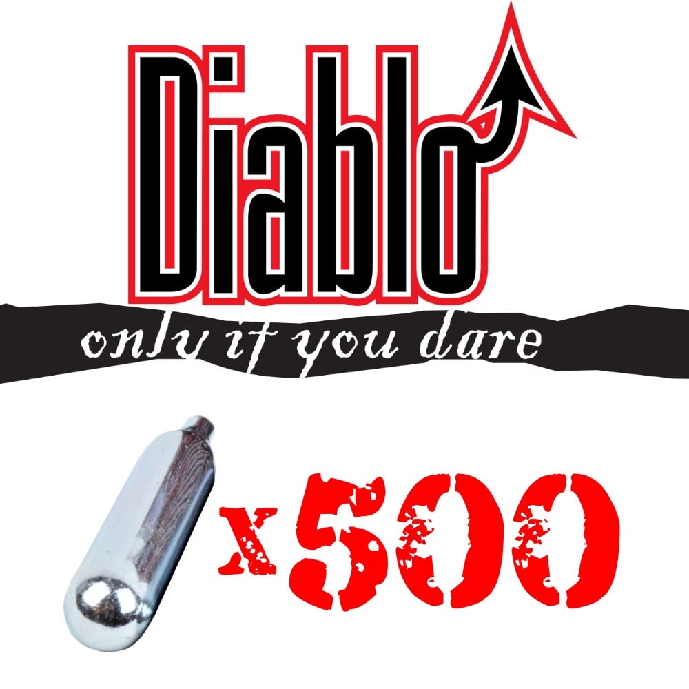 Diablo bombolette CO2 12g - Set da 500 pezzi
