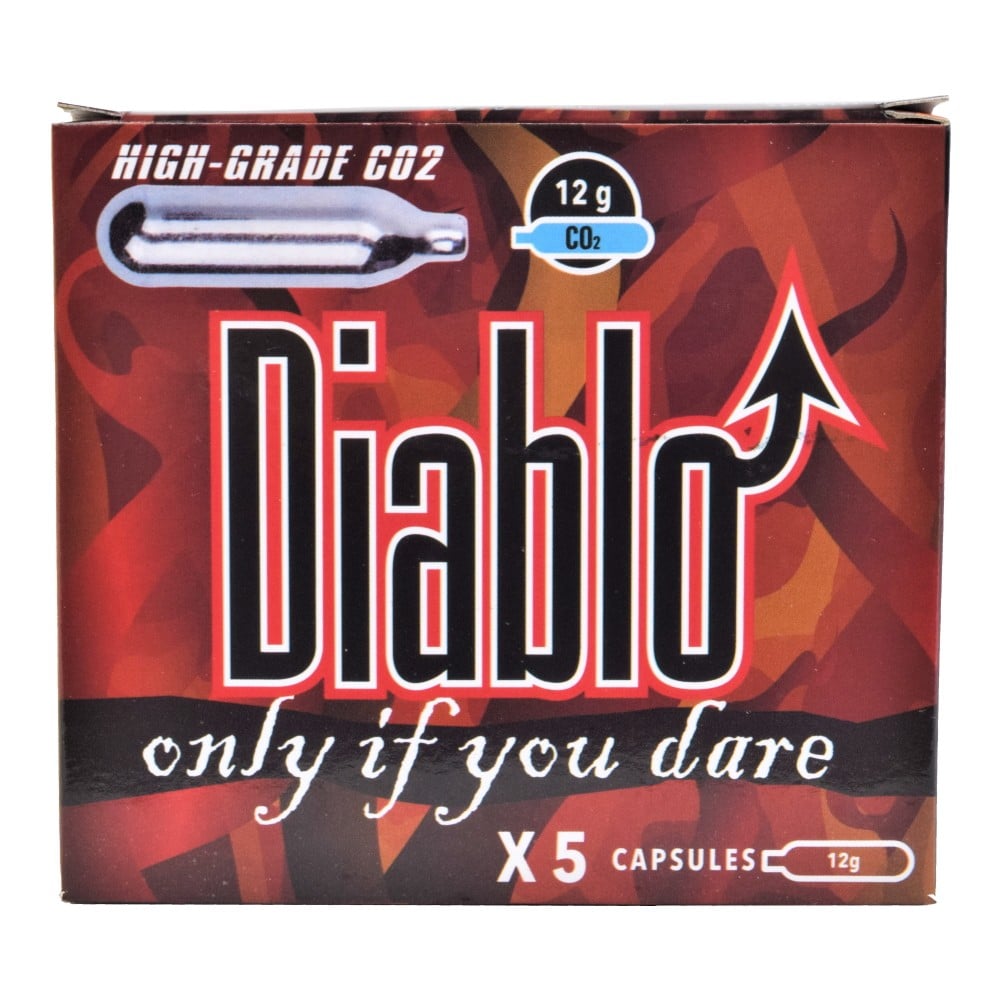 Set da 5 bombolette CO2 12g Diablo