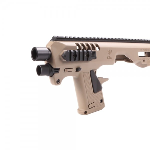 Kit di conversione carabina CAA Micro Roni per serie Glock 17-19-22 Dark Earth