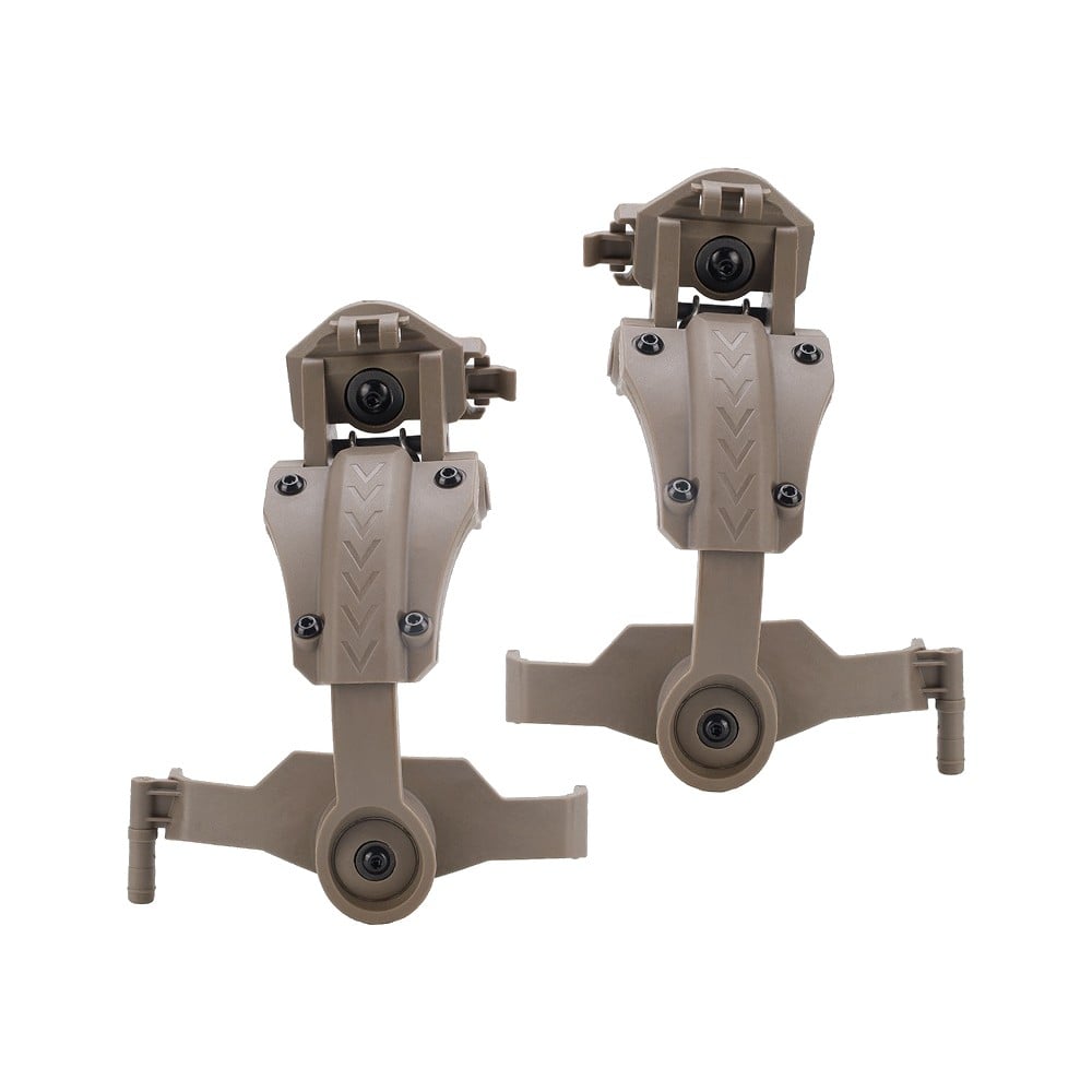 Staffe per cuffie Comtac II/III per slitte ARC Ztac Dark Earth