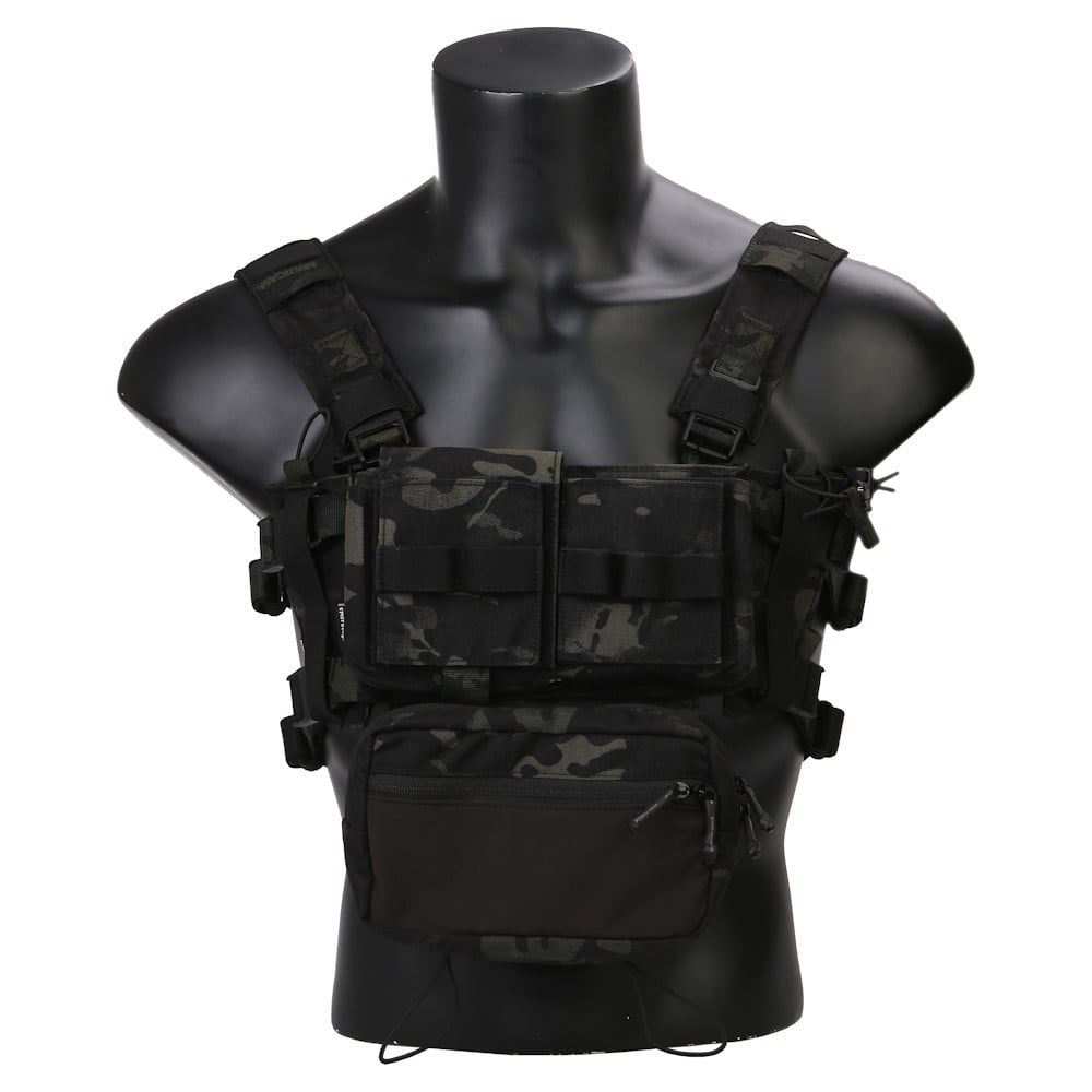 Chest Rig Tattico Multicam Black di EMERSONGEAR