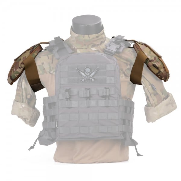 Set di due tasche Shoulder Armor per vest AVS CPC Multicam di EMERSONGEAR