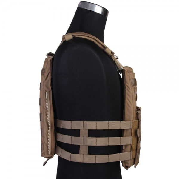 Gilet tattico con sistema MOLLE Coyote Brown di EMERSONGEAR