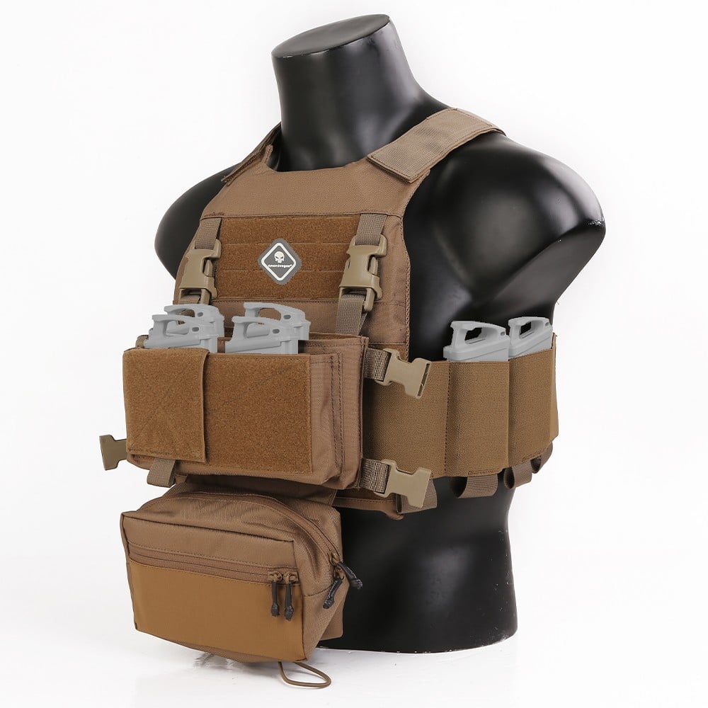 Gilet tattico con chest rig Coyote Brown di EMERSONGEAR