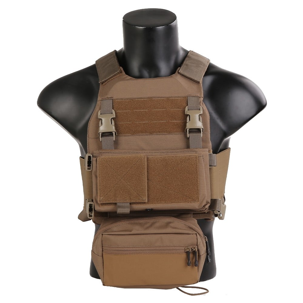 Gilet tattico con chest rig Coyote Brown di EMERSONGEAR