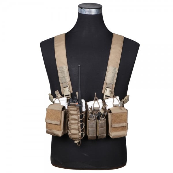 Chest rig tattico D3Cr Coyote Brown di EMERSONGEAR