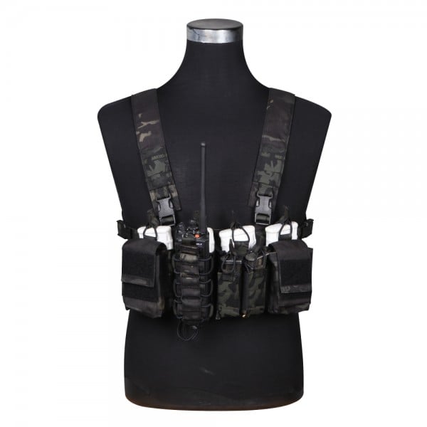 D3Cr Tactical Chest Rig Multicam Black di EMERSONGEAR