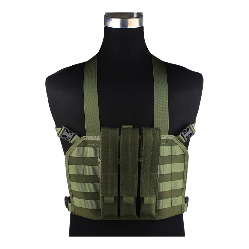 Chest Rig Tattico con Porta Caricatori MP7 Olive Drab di EMERSONGEAR