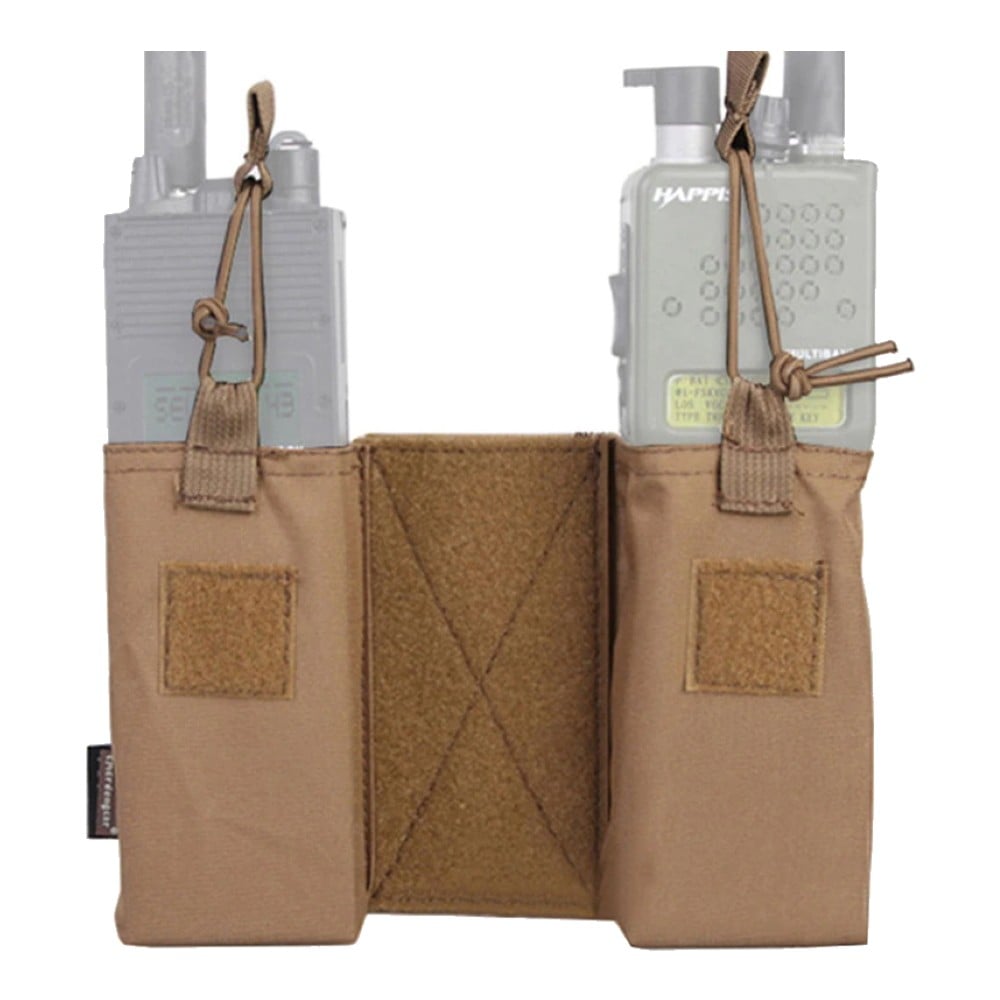 Set 2 Tasche Porta Radio/Caricatore Coyote Brown di EMERSONGEAR