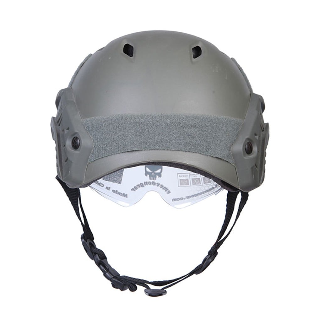 Elmetto Fast con occhiale a scomparsa Foliage Green di EMERSONGEAR