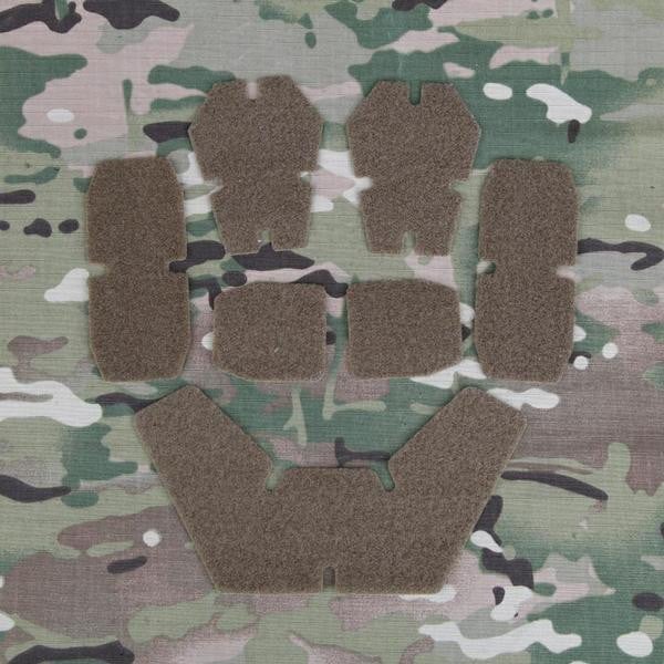 Set Velcro adesivo per elmetto Tan di EMERSONGEAR