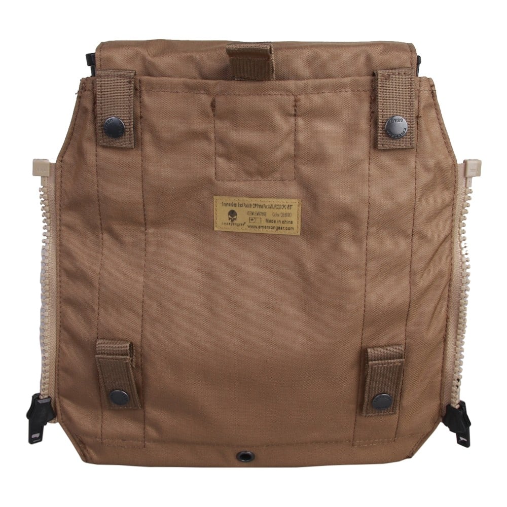 Pannello backpack per tattici AVS e JPC2.0 Coyote Brown di EMERSONGEAR
