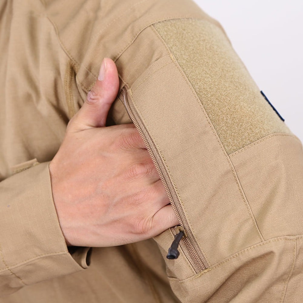Maglia Tattica Combat E4 Coyote Brown Taglia M di EMERSONGEAR