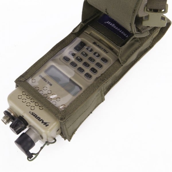 Tasca porta radio Blue Label per PRC-148/152 Ranger Green di EMERSONGEAR