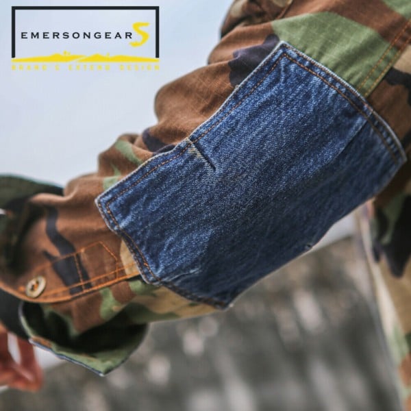 Giacca BDU vintage style Woodland da uomo Emersongears