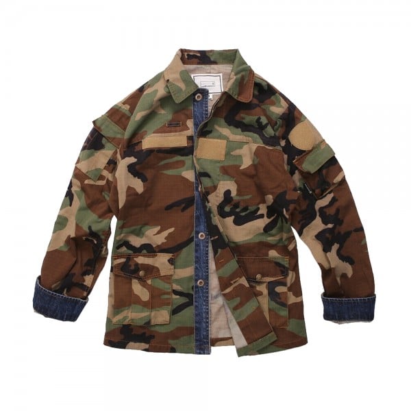 Giacca BDU Vintage Style Woodland da Uomo Taglia XL