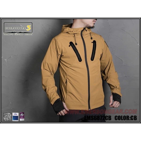 Giacca Hattori Skin Windbreaker Coyote Brown Taglia L