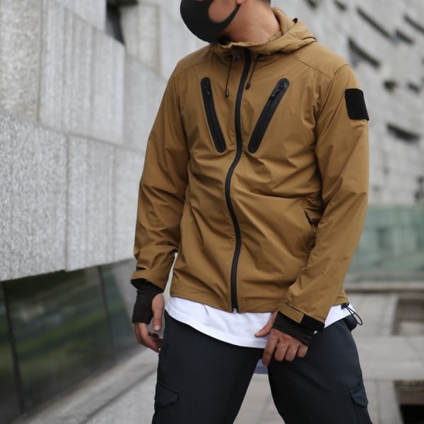 Giacca Hattori Skin Windbreaker Coyote Brown Taglia M