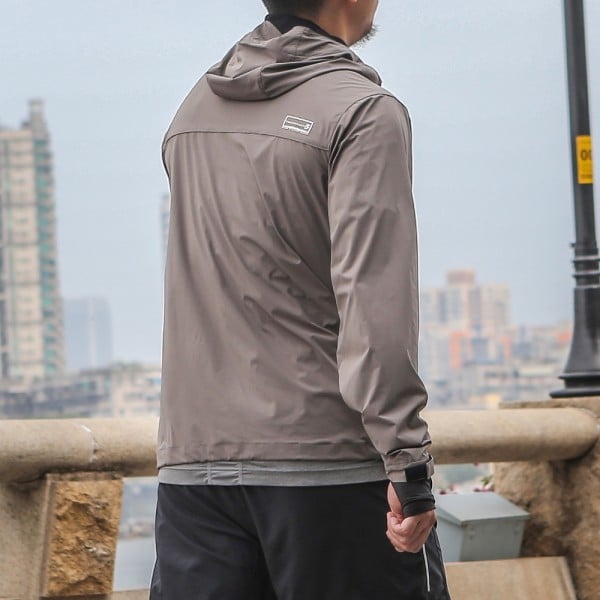 Giacca Hattori Skin Windbreaker Grigio Taglia XL di EMERSONGEAR