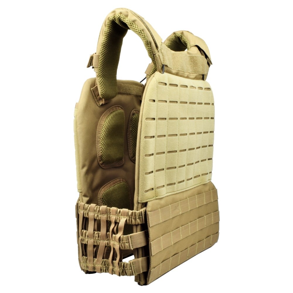 Gilet tattico Plate Carrier Exagon Dark Earth