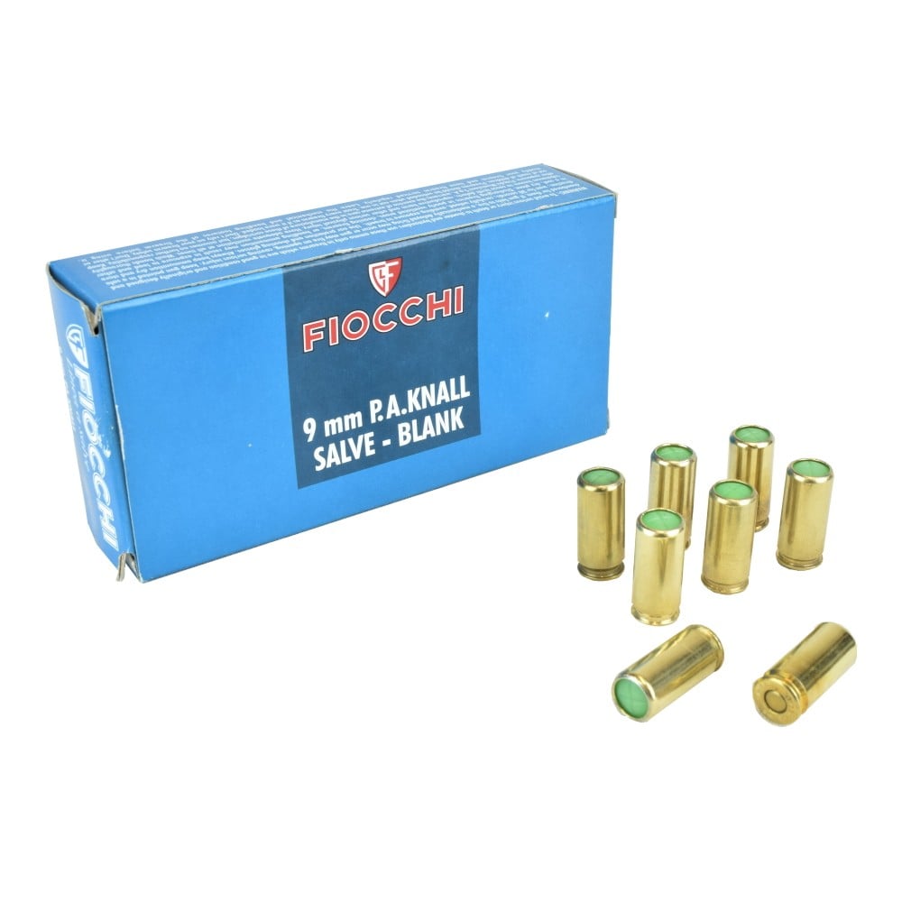 Cartucce a salve calibro 9mm P.A.KNALL di FIOCCHI