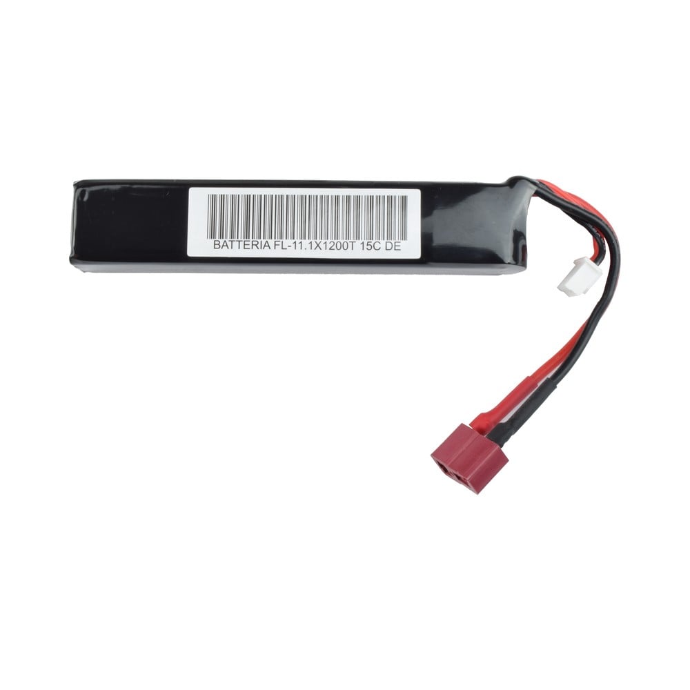 Batteria Li-Po 11.1V x 1200mAh 15C Stick con connettore Deans di FUEL