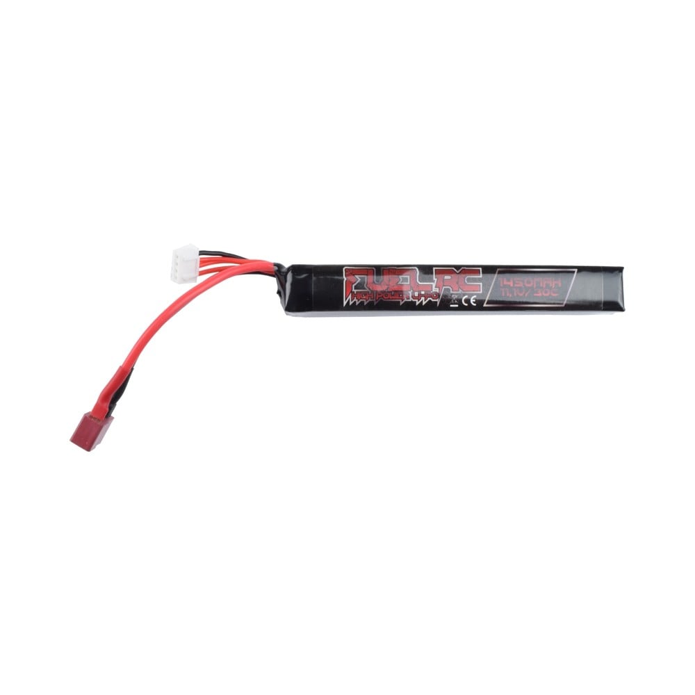 Batteria Li-Po 11.1V 1450mAh 30C Stick con connettore Deans di FUEL
