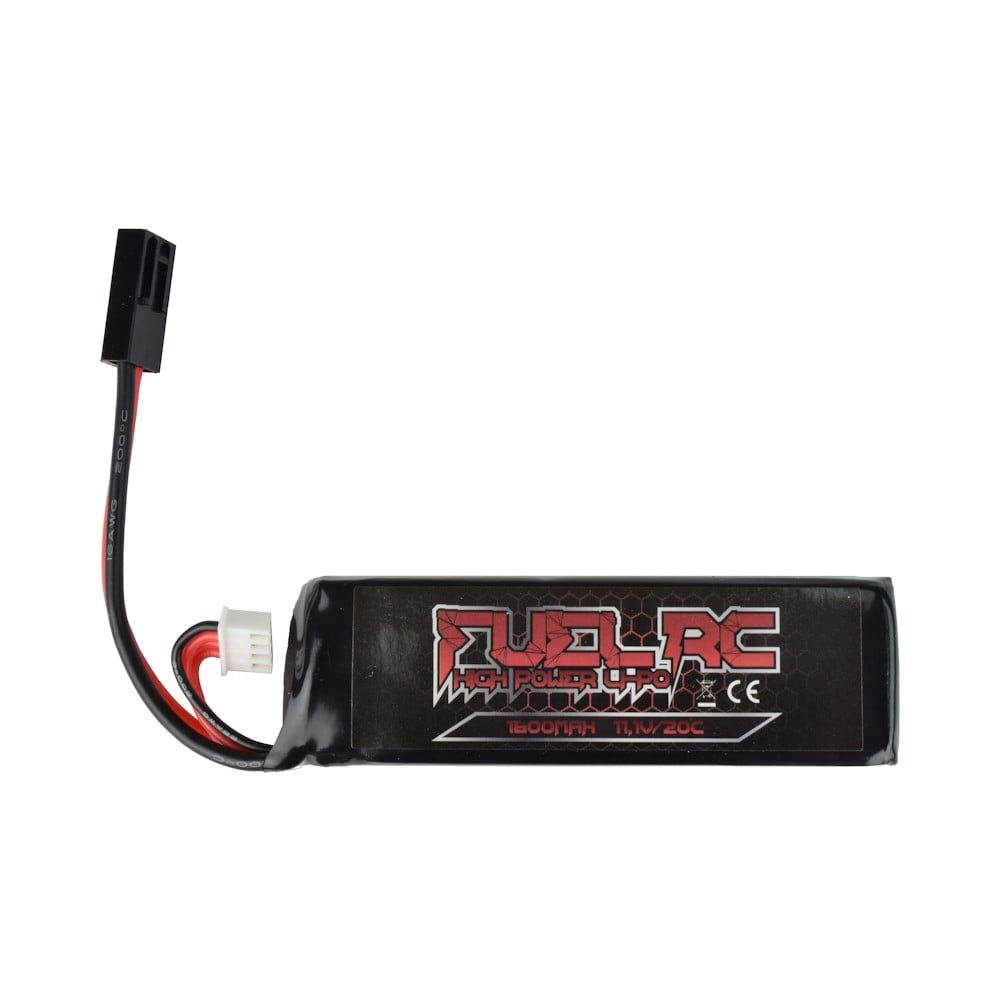 Batteria Li-Po 11.1V 1600mAh 20C con Mini Tamiya di FUEL