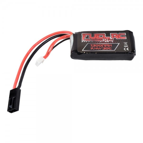 Batteria Li-Po 7.4V 1300mAh 30C di FUEL