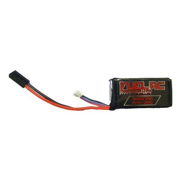 Batteria Li-Po 7.4V x 1600mAh Action 30C di FUEL