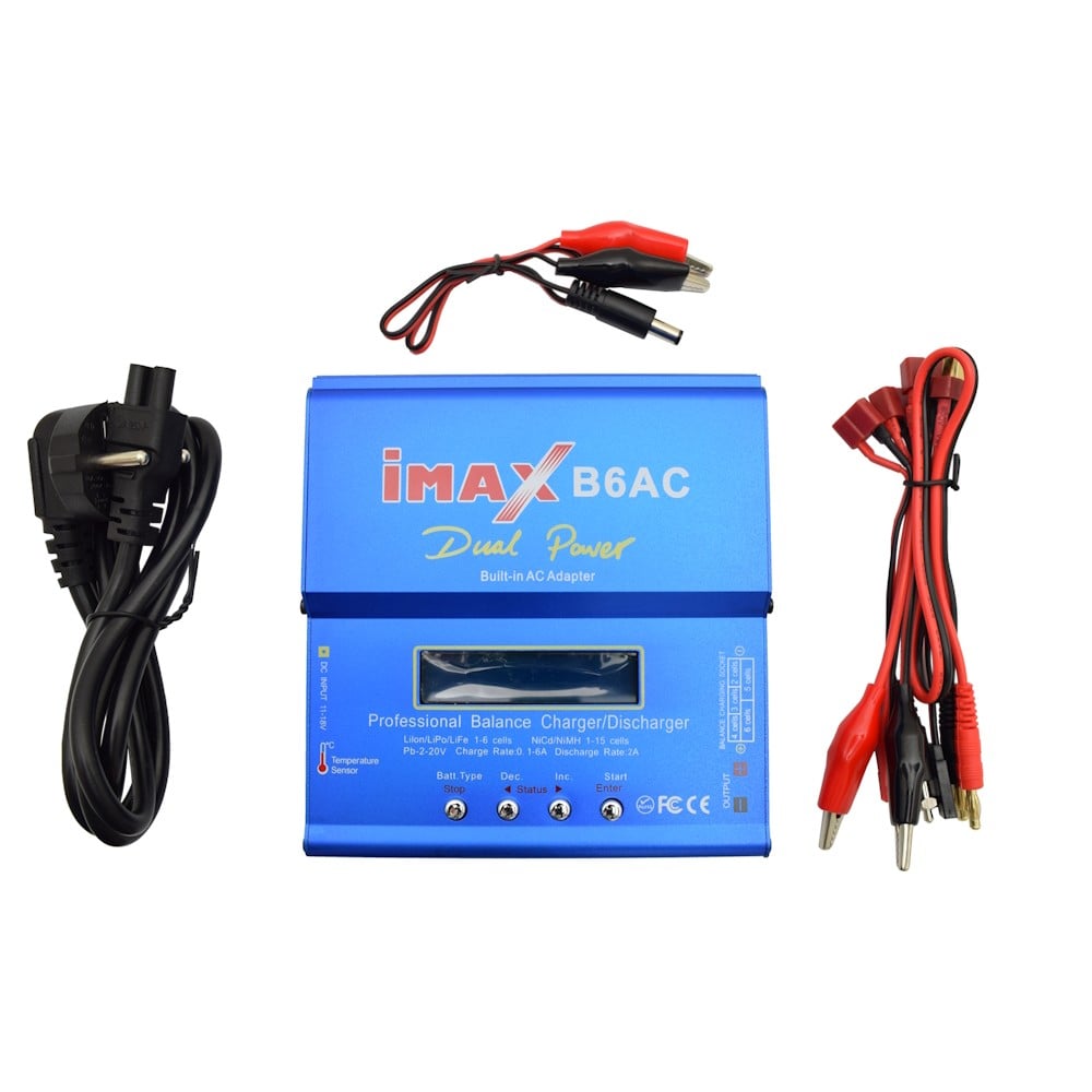 Carica batterie professionale Li-Ion/Li-Po/Li-Fe/Ni-Cd/Ni-Mh