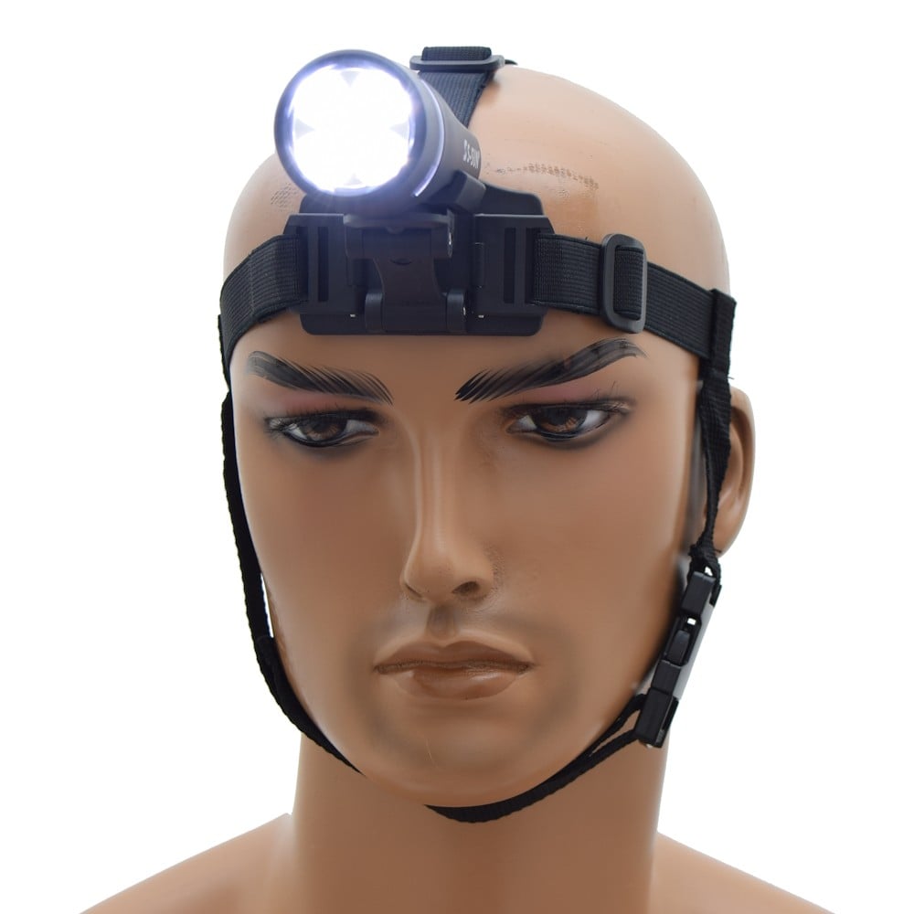 Torcia LED frontale con imbracatura regolabile