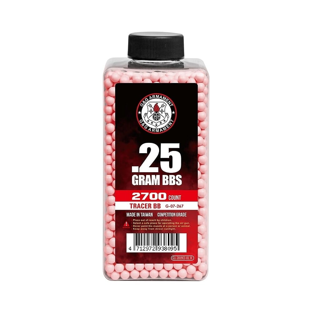 Pallini Traccianti Rossi 0.25g 2700 Pezzi di G&G
