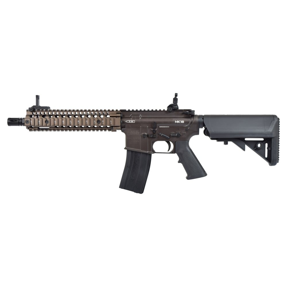 Fucile a gas Daniel Defense Mk18 Two-Tone nero di GOLDEN EAGLE