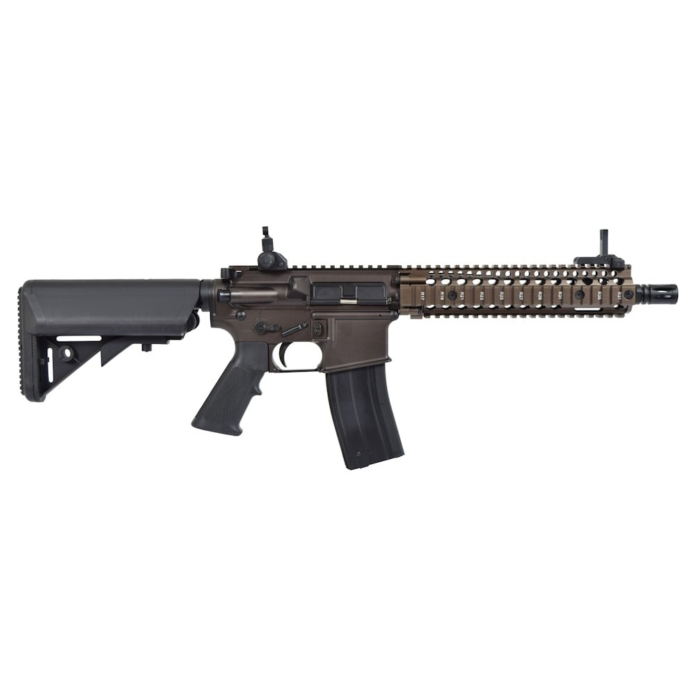 Fucile a gas Daniel Defense Mk18 Two-Tone nero di GOLDEN EAGLE