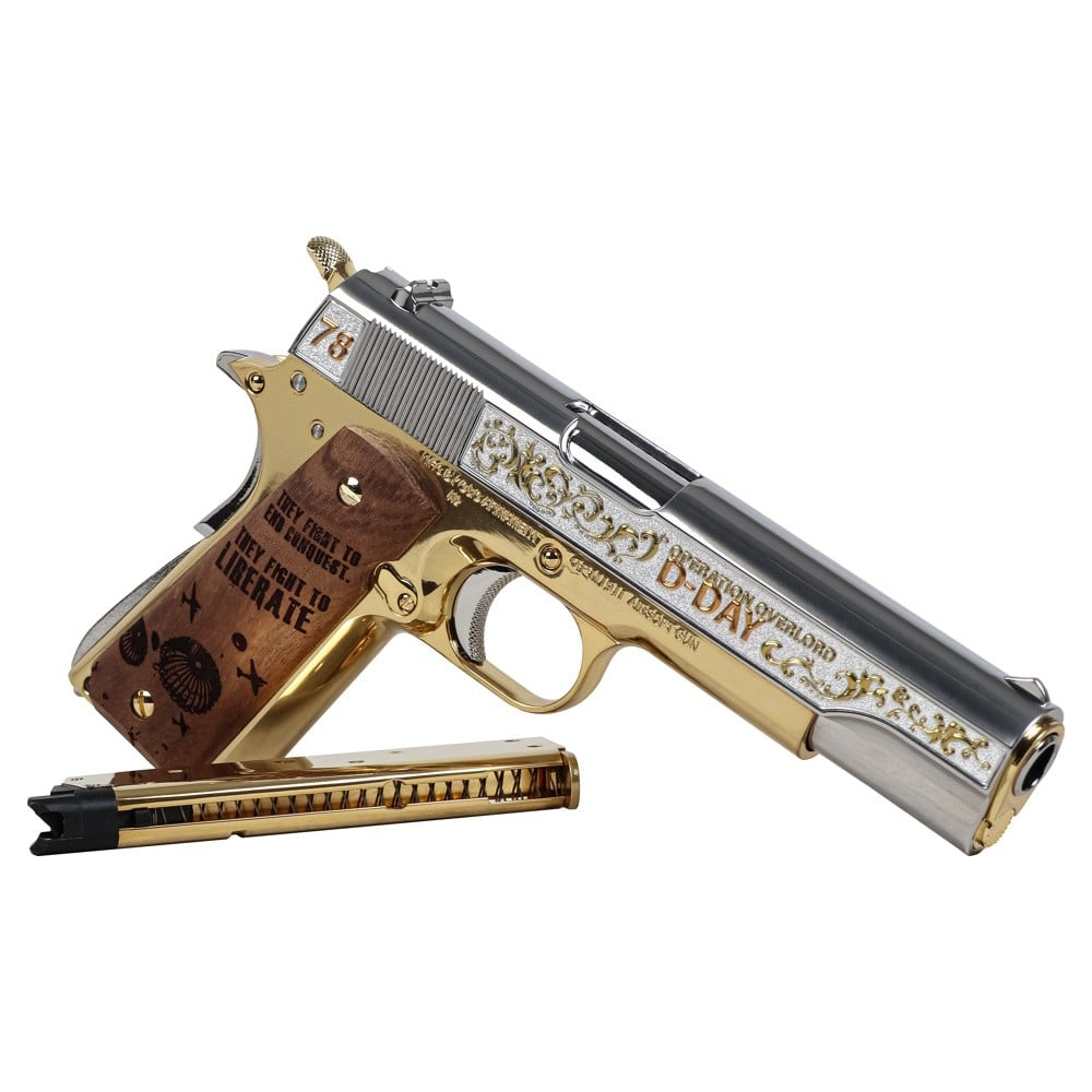 Pistola a gas scarrellante M1911 D-Day Limited Edition di G&G
