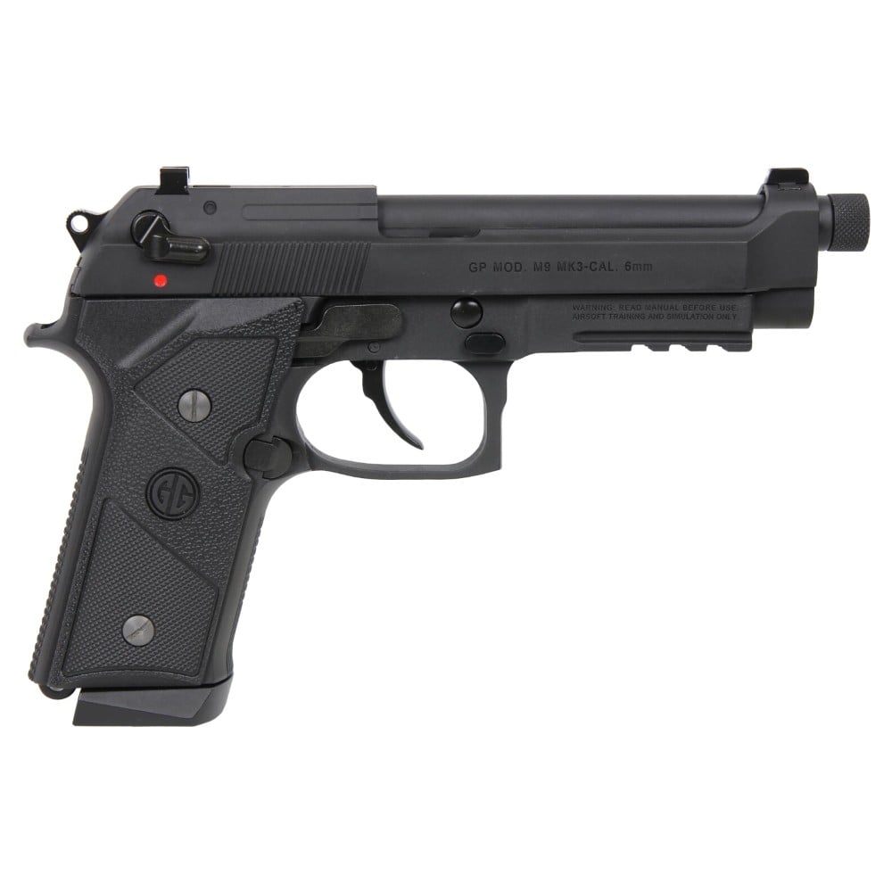 Pistola a gas scarrellante GPM9 MK3 nera di G&G