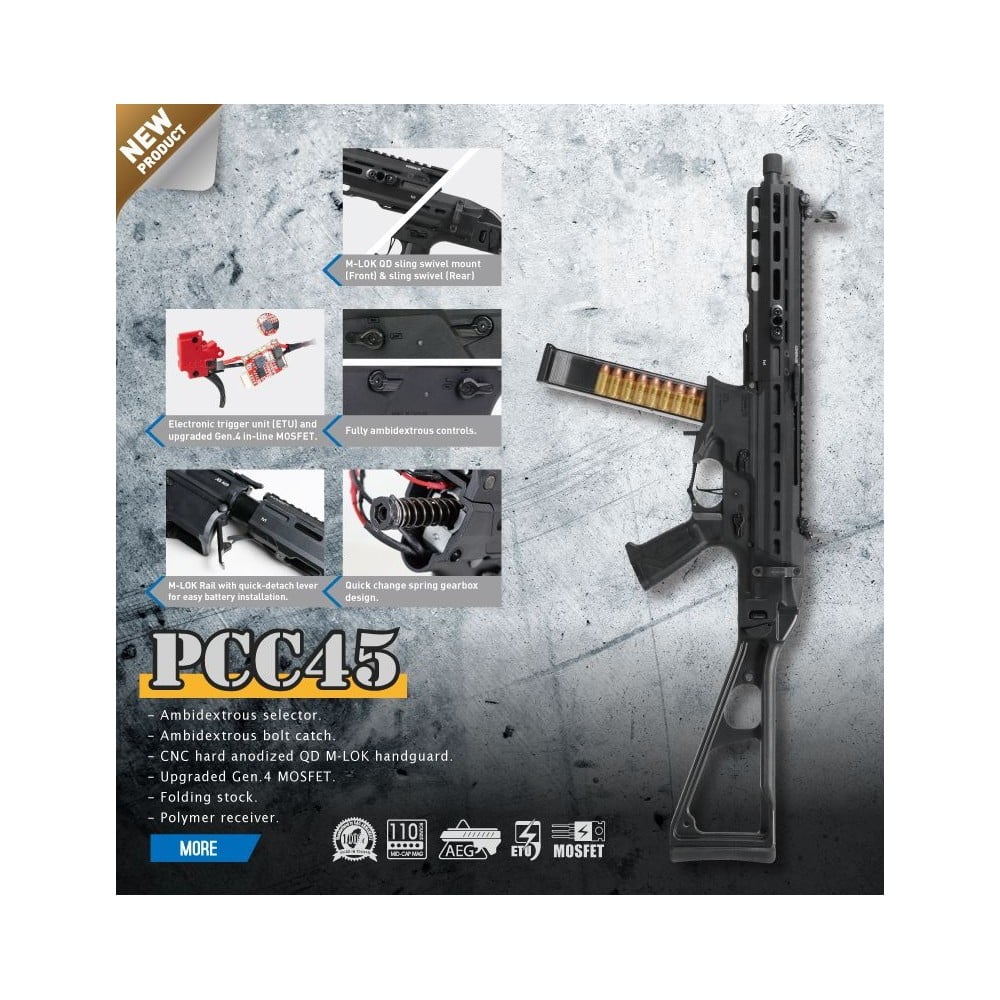 Fucile elettrico PCC45 di G&G