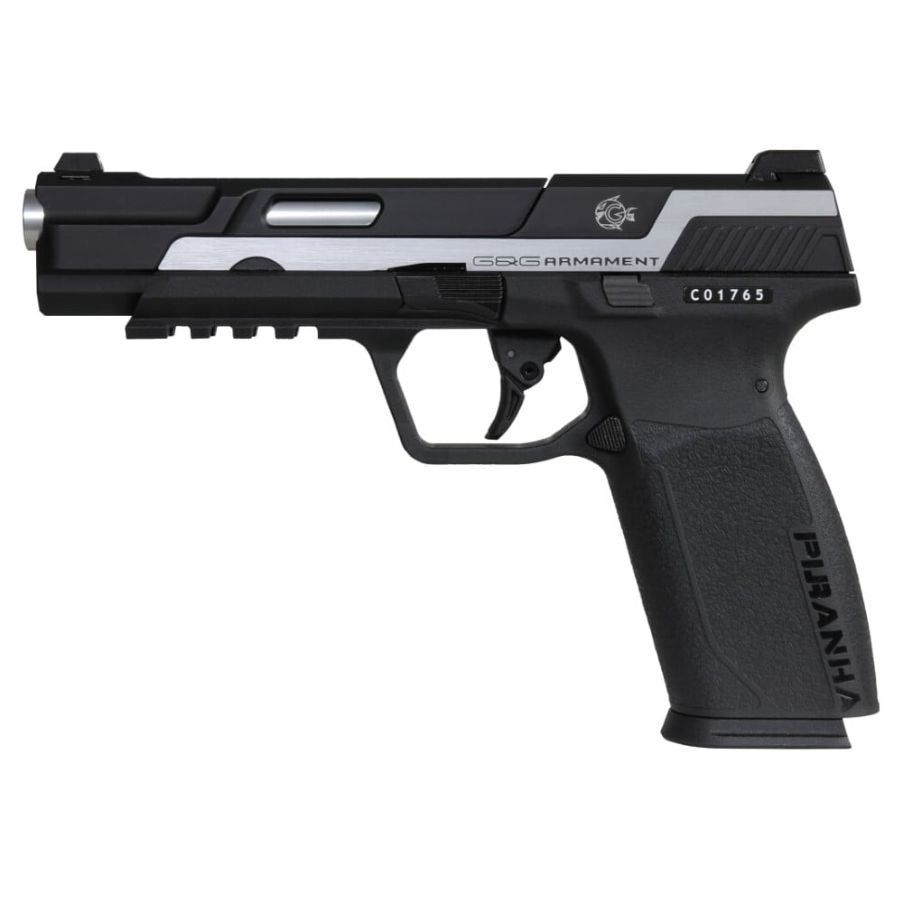 Pistola a gas Piranha Mk I argento di G&G