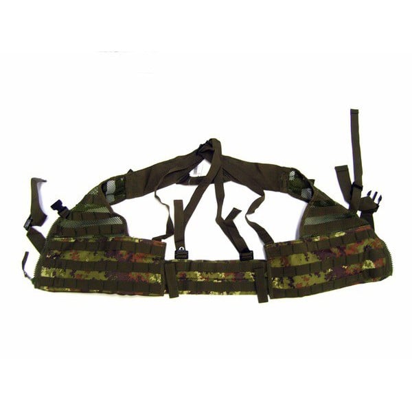 Gilet tattico MOLLE vegetato italiano